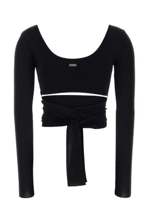 Ferragamo Incrocio Cardigan - Black