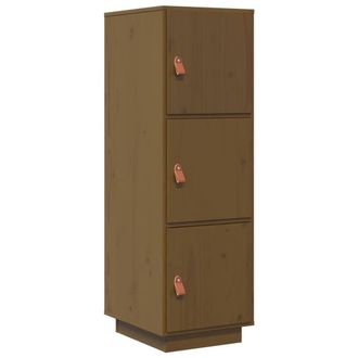 Berkfield Home Highboard Honey Brown 34x40x108.5 cm Solid Wood Pine