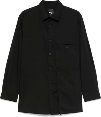 Yohji Yamamoto Hombre, Camisas, Negro, Talla: S