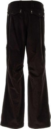 Dolce & Gabbana Mens Corduroy Cargo Pants Brown Cotton