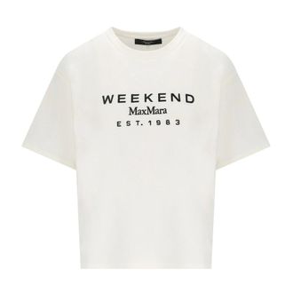 Max Mara T-Shirts, female, White, Size: XS Sabato T-shirt