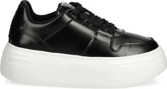 Marc O'Polo Sneakers met plateauzool - Zwart