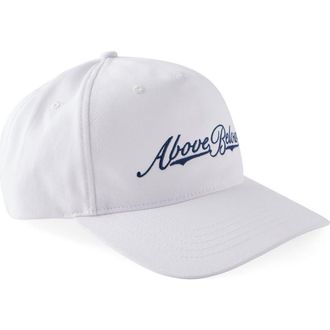 Cotton On Mens 5 Panel Hat in White Above Below at Nordstrom