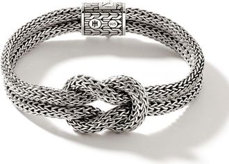 John Hardy Manah 5mm double-row bracelet - unisex - Sterling Silver - L