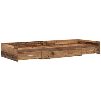 vidaXL Estructura De Cama Con Cabecera Madera Vieja 80 X 200 Cm Vidaxl