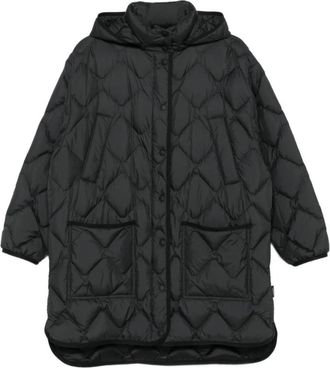 Woolrich Giacconi Coat - Dames - Parka Jassen - Zwart - XS - Polyester - Jassen