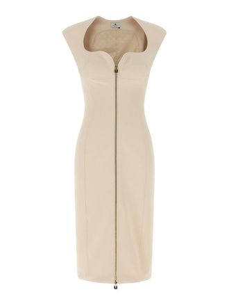 Elisabetta Franchi Heart-Shaped Neckline Dress