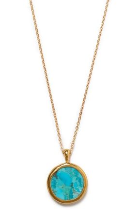 Chan Luu Sardinia Turquoise Pendant Necklace at Nordstrom