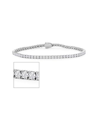 SuperJeweler Superjeweler Silver 3.00 Ct. Tw. Lab-Grown Diamond Bracelet