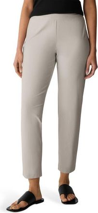 Eileen Fisher Slim Ankle Pants in Chalk at Nordstrom, Size Medium