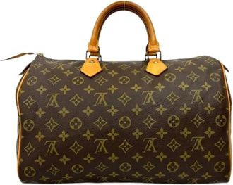 Louis Vuitton Pre-owned Handbags, female, Brown, Size: ONE SIZE Pre-owned Vintage Leather Handbag