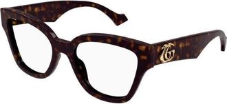 Gucci Cat-eye montuur - Dames - Brillen - Bruin - 54 MM - Accessoires