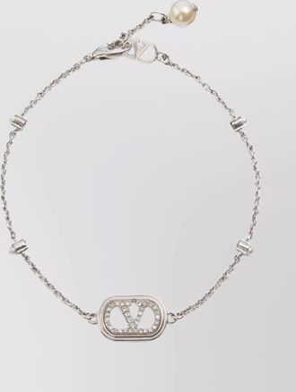 Valentino Garavani pearl and crystal necklace