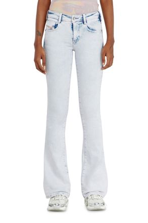 Diesel Bootcut Jeans Low Waist 1969 D-Ebbey, Colored, Zip fly