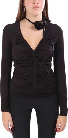 Marella Tops - Dames - Longsleeves - Zwart - L - Tops