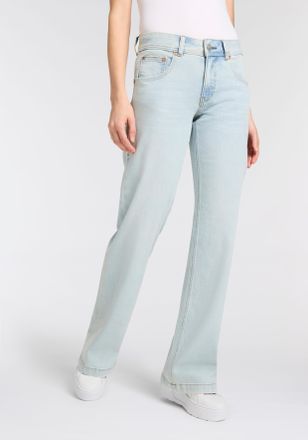 Herrlicher Bootcut-Jeans HERRLICHER Edna Denim Comfort, Damen, Gr. 27, L&auml;nge 32, cool breeze, Denim/Jeans, Obermaterial: 98% Baumwolle, 2% Elasthan, ausgestellt,