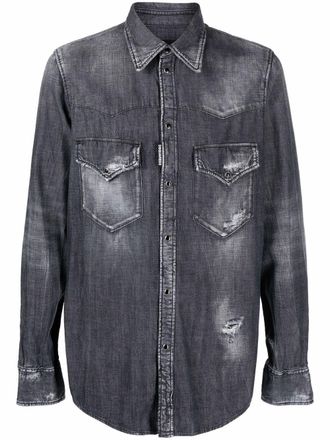 Dsquared2 Camicia denim - Nero