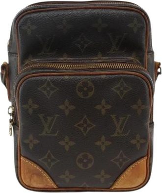 Louis Vuitton Pre-owned Canvas Cross Body Bag - unisex - Vintage Schoudertas - Bruin - ONE Size - Vintage