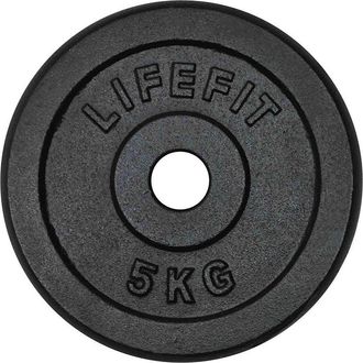 Trade Shop Trade Shop - Disco Per Bilanciere Manubri Peso In Ghisa Dischi Fitness Palestra Gdc Da 5 Kg