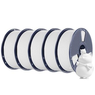 OEM Filamento Para Impresora 3d, Material Pla, Baja Contracci&oacute;n, Blanco