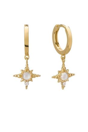 Murkani Huggie With Hanging Star in Yellow Gold at Nordstrom