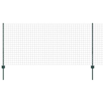 Berkfield Home Euro Fence with 11 U Posts Green 1x25 m Steel