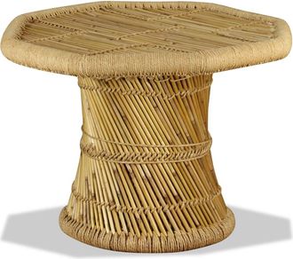 vidaXL Mesa De Centro Octogonal De Bamb&uacute; 60x60x45 Cm Vidaxl