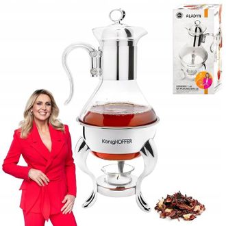 OEM Tetera Con Calentador Tetera De Cristal Konighoffer Aladyn 1.4l