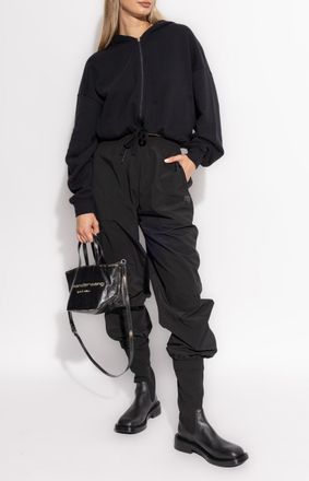 Iro Short Hoodie Oritta, Womens, Black