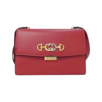 Gucci Pre-owned Shoulder Bags, female, Red, Size: ONE SIZE Pre-owned Vintage Shoulder Bag