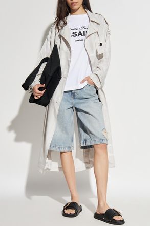 AllSaints Denim Shorts Louie, Womens, Blue