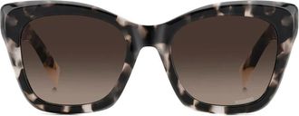 Missoni Occhiali da sole con logo inciso - Marrone