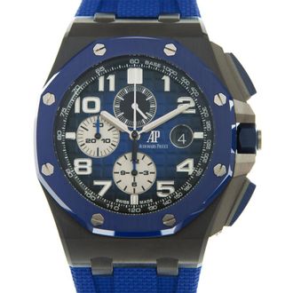 Audemars Piguet Pre-owned Audemars Piguet Royal Oak Offshore Chronograph Automatic Blue Dial Mens Watch 26405CE.OO.A030CA.01