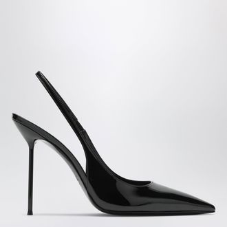PARIS TEXAS Lidia slingback pumps in black patent leather