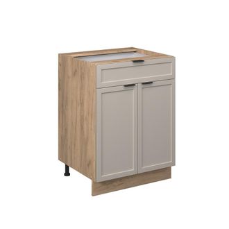 Vicco Muebles Bajos Fame-line, Grisbeige, 60 Cm Con Caj&oacute;n, Sin Encimera