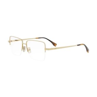 Fendi Unisex Black Square Eyeglass Frames FE50107F 030