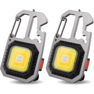 OEM Mini Linterna De Trabajo Port&aacute;til Pcs Con 7 Modos, Llavero, Resistente Al Agua, Recargable, Con Abridor De Botellas Y Base Magn&eacute;tica, Ideal Para Campi
