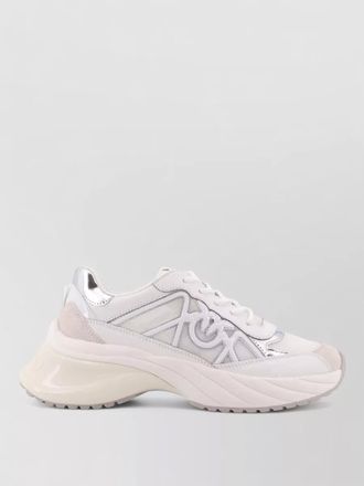 Pinko leather low-top sneakers