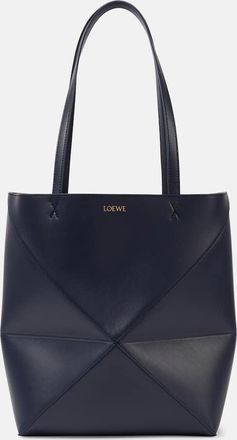 Loewe Puzzle Fold leather tote bag