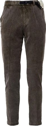 White Sand Chinos met riem - Heren - Broeken - Groen - Maat: S Zijde