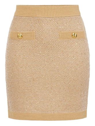 Elisabetta Franchi Wool Knitted Skirt