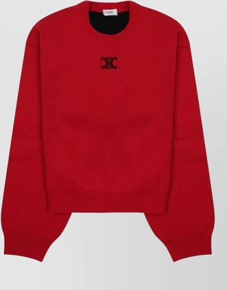 Celine cashmere wool logo sweatshirt
