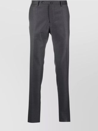 Incotex wool trousers with pockets and loops