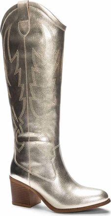 Chinese Laundry Womens Upwind Western Boot In Gold