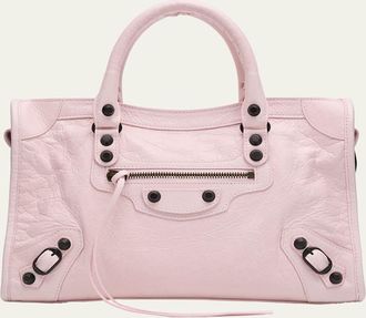 Balenciaga Le City Small Leather Top-Handle Bag