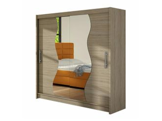 Mirjan24 Mobilier1 - Armario Closico 126, Roble Sonoma, 215x180x58cm, Puertas De Armario: Correderas, N&uacute;mero De Estantes: 0