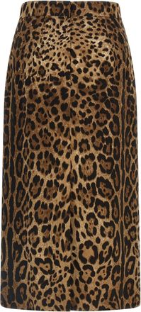 Dolce & Gabbana Leo Skirt - Brown