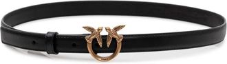 Pinko Pinko, Accessoires, Dames, Zwart, XS, Leer, Love Berry H2 Belt