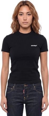 Off-white Black Crew Neck T-Shirt