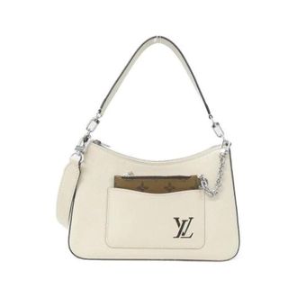 Louis Vuitton Pre-owned Vintage Shoulder Pouch - Dames - Pre-owned - Beige - Maat: ONE Size Leer